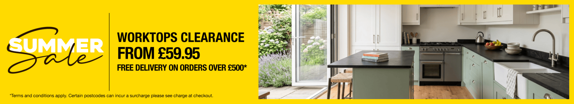 Clearance Worktops from &pound;59.95