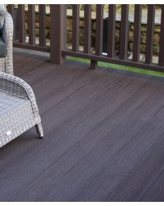 Composite Decking Kit With Timber Subframe 2.4m x 2.4m - Mocha