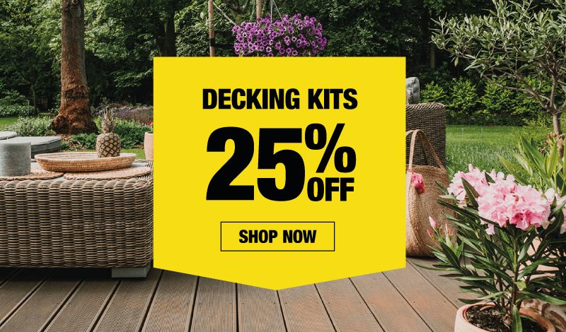 25% off Decking Kits