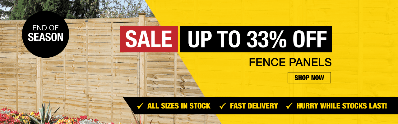Up To 33% Off Fence Panels