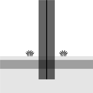 ALUMINIUM POSTS</br>(BELOW GROUND) 